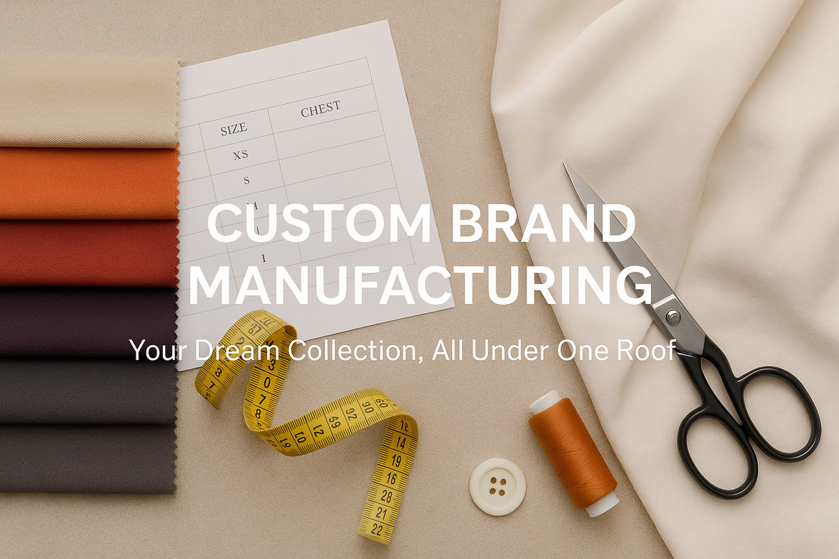Custom Brand Manufacturing – Your Dream Collection, All Under One Roof